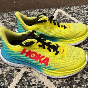 Hoka Mach 5 Neon Yellow Running Shoes
